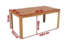 OUTFLEXX Esstisch, Natur, FSC-Akazienholz, 160 X 90 Cm -Ausgewählte Gartenmöbelgeschäfte 3 18936.jpg