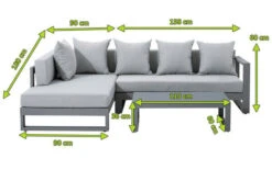 OUTFLEXX Willis Loungemöbel, Grau, Aluminium, 5 Personen, Tisch 110x60x36 Cm, Tischplatte Aus Glas -Ausgewählte Gartenmöbelgeschäfte 3 20131.jpg