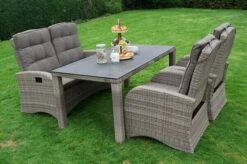 Ploß Rabida Comfort Dining / Lounge Sessel, Champagner-meliert, Polyrattan, 73x85x112 Cm, Verstellbar -Ausgewählte Gartenmöbelgeschäfte 3 20162.jpg
