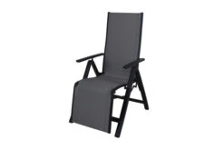 VILLANA Esstischset, Anthrazit/grau, Alu/Textilene, Ausziehtisch 160/220 X 90 Cm, 2 Relaxsessel, 4 Stapelsessel -Ausgewählte Gartenmöbelgeschäfte 3 21284.jpg