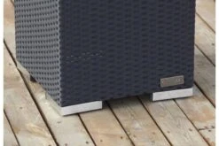 OUTFLEXX Beistelltisch, Schwarz, Polyrattan, 40x40x40 Cm, Inkl. Glasplatte 9 OUTFLEXX Beistelltisch, Schwarz, Polyrattan, 40x40x40 Cm, Inkl. Glasplatte -Ausgewählte Gartenmöbelgeschäfte 3 2392 10.jpg