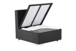 OUTFLEXX Mittelelement, Schwarz, Polyrattan, Inkl. Polster Und Kissen, Wasserfeste Kissenbox -Ausgewählte Gartenmöbelgeschäfte 3 2392 5 BOX.jpg