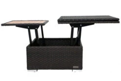OUTFLEXX Loungetisch Höhenverstellbar, Braun, Polyrattan, 75/152x75x40/64,5cm -Ausgewählte Gartenmöbelgeschäfte 3 2393 18.jpg