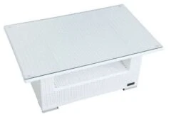 OUTFLEXX Kaffeetisch, Weiß, Polyrattan, 108,5x68cm, Inkl. Glasplatte -Ausgewählte Gartenmöbelgeschäfte 3 2511 13.jpg