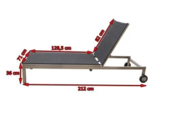 OUTFLEXX Rollliege, Schwarz, Edelstahl/Textilene, Verstellbare Rückenlehne, 212x71x36cm 12 OUTFLEXX Rollliege, Schwarz, Edelstahl/Textilene, Verstellbare Rückenlehne, 212x71x36cm -Ausgewählte Gartenmöbelgeschäfte 3 7100 1.jpg