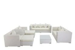 OUTFLEXX Loungemöbel-Set, Weiß, Polyrattan, Für 9 Personen, Inkl. Kaffeetisch, Wasserfeste Kissenbox 11 OUTFLEXX Loungemöbel-Set, Weiß, Polyrattan, Für 9 Personen, Inkl. Kaffeetisch, Wasserfeste Kissenbox -Ausgewählte Gartenmöbelgeschäfte 3 7173 BOX B.jpg