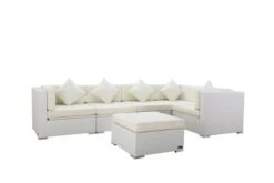OUTFLEXX Loungemöbel Polyrattan, Weiß, Für 5 Personen, Inkl. Kaffeetisch, Wasserfeste Kissenbox 11 OUTFLEXX Loungemöbel Polyrattan, Weiß, Für 5 Personen, Inkl. Kaffeetisch, Wasserfeste Kissenbox -Ausgewählte Gartenmöbelgeschäfte 3 7175 BOX B.jpg