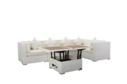OUTFLEXX Loungemöbel Polyrattan, Weiß, Für 5 Personen, Inkl. Loungetisch, Wasserfeste Kissenbox -Ausgewählte Gartenmöbelgeschäfte 3 7175 BOX D.jpg