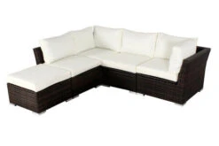 OUTFLEXX Loungemöbel-Set, Braun Marmoriert, Polyrattan, Für 5 Personen, Wasserfeste Kissenbox -Ausgewählte Gartenmöbelgeschäfte 3 7759 BOX A.jpg