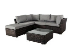 OUTFLEXX Loungemöbel, Polyrattan, Braun Marmoriert, Inkl. Kaffeetisch, Abdeckhaube, Ersatzbezug, Wasserfeste Kissenbox -Ausgewählte Gartenmöbelgeschäfte 3 7759 BOX X 2.jpg