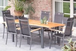 HARTMAN South Wales Ausziehtisch, Xerix/natur, Alu/FSC-Teak, 150/210x90cm, Mit Synchronauszug -Ausgewählte Gartenmöbelgeschäfte 4 11090.jpg
