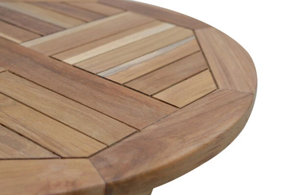 Beistelltisch Tennessee Aus ECO-Teakholz Von Ploß, Klappbar, Ø 50x50 Cm 6 Beistelltisch Tennessee Aus ECO-Teakholz Von Ploß, Klappbar, Ø 50x50 Cm – Bild 4