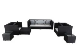 OUTFLEXX Loungemöbel-Set, Schwarz, Polyrattan, Für 6 Personen, Wasserfeste Kissenbox -Ausgewählte Gartenmöbelgeschäfte 4 1302 BOX A.jpg