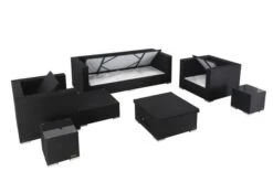 OUTFLEXX Loungemöbel-Set, Schwarz, Polyrattan, Für 6 Personen, Inkl. Loungetisch, Wasserfeste Kissenbox -Ausgewählte Gartenmöbelgeschäfte 4 1302 BOX D.jpg