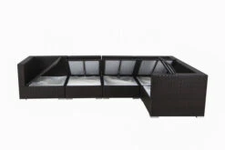 OUTFLEXX Ecklounge-Set Polyrattan, Braun, Für 5 Personen, Wasserfeste Kissenbox -Ausgewählte Gartenmöbelgeschäfte 4 1304 BOX A.jpg