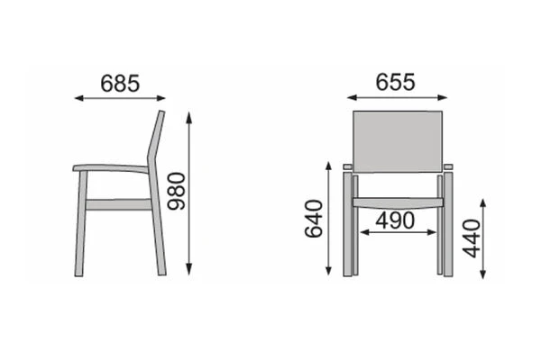 Kettler BasicPlus 6er-Set Stapelsessel, Anthrazit/anthrazit, 0301205-7000 6 Kettler BasicPlus 6er-Set Stapelsessel, Anthrazit/anthrazit, 0301205-7000 – Bild 4