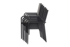 VILLANA Esstischgarnitur, Silber/schwarz, Alu/Textil, Tisch 160/220 Cm, 8 Stapelstühle -Ausgewählte Gartenmöbelgeschäfte 4 13875.jpg