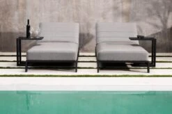 OUTFLEXX Beistelltisch, Schwarz, Aluminium, 48 X 32 X 53 Cm, U-Form -Ausgewählte Gartenmöbelgeschäfte 4 16083.jpg