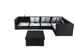 OUTFLEXX Loungemöbel-Set Polyrattan, Schwarz, Für 5 Personen, Inkl. Loungetisch, Wasserfeste Kissenbox 12 OUTFLEXX Loungemöbel-Set Polyrattan, Schwarz, Für 5 Personen, Inkl. Loungetisch, Wasserfeste Kissenbox -Ausgewählte Gartenmöbelgeschäfte 4 1714 BOX D.jpg