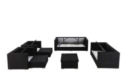 OUTFLEXX Loungemöbel-Set, Schwarz, Polyrattan, Für 9 Personen, Inkl. Loungetisch, Wasserfeste Kissenbox -Ausgewählte Gartenmöbelgeschäfte 4 1716 BOX D.jpg