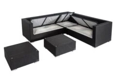 OUTFLEXX Loungemöbel-Set, Schwarz, Polyrattan, 6 Personen, Wasserfeste Kissenbox, Inkl. Kaffeetisch -Ausgewählte Gartenmöbelgeschäfte 4 18229 BOX B.jpg