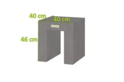 OUTFLEXXHocker, Grau, Faserzement, 40 X 40 X 46 Cm, Glatte Oberfläche, Würfeldesign 9 OUTFLEXXHocker, Grau, Faserzement, 40 X 40 X 46 Cm, Glatte Oberfläche, Würfeldesign -Ausgewählte Gartenmöbelgeschäfte 4 18588.jpg