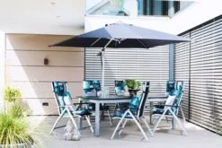 DOPPLER Expert Esstisch, Silber/schwarz, Aluminium, 150-210 X 90 Cm, Ausziehbar -Ausgewählte Gartenmöbelgeschäfte 4 18621.jpg