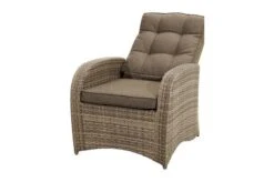 Ploß Rabida Comfort Dining / Lounge Sessel, Champagner-meliert, Polyrattan, 73x85x112 Cm, Verstellbar -Ausgewählte Gartenmöbelgeschäfte 4 20162.jpg