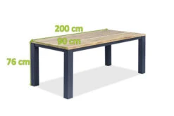 OUTFLEXX Oxford Esstisch, Dark Grey/natur, Alu/recycled FSC®-Teak, 200x90x76cm, Rustikal Gebürstet -Ausgewählte Gartenmöbelgeschäfte 4 20335.jpg