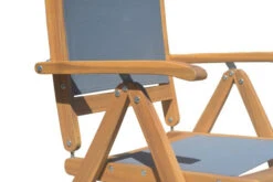 OUTFLEXX Stuhl, Natur/grau, FSC-Akazienholz/Textilene, 60x71x107,5cm, Oil Finished, Klappbar -Ausgewählte Gartenmöbelgeschäfte 4 20635.jpg