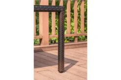 OUTFLEXX Dining Tisch, Braun Marmoriert, Polyrattan, 180 X 100 Cm, Tischplatte Spraystone, 6mm -Ausgewählte Gartenmöbelgeschäfte 4 20665.jpg