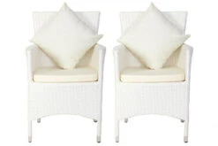 OUTFLEXX Dining Set, Weiß, Polyrattan, Tisch 200x95cm, Spraystone, 6mm, 6 Sessel -Ausgewählte Gartenmöbelgeschäfte 4 20670.jpg