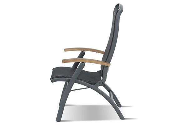 HARTMAN Sondermodell Xanadu / Da Vinci Sitzgruppe, Xerix/anthrazit, Alu/Glaskeramik, 10 Multipos, 220/280x100cm 6 HARTMAN Sondermodell Xanadu / Da Vinci Sitzgruppe, Xerix/anthrazit, Alu/Glaskeramik, 10 Multipos, 220/280x100cm – Bild 4