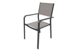 VILLANA Esstischset, Anthrazit/grau, Alu/Textilene, Ausziehtisch 160/220 X 90 Cm, 2 Relaxsessel, 4 Stapelsessel -Ausgewählte Gartenmöbelgeschäfte 4 21284.jpg