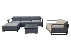 OUTFLEXX Loungeset, Flanelle, Alu/Sunbrella, Für 5 Personen, Höhenverstellbarer Loungetisch -Ausgewählte Gartenmöbelgeschäfte 4 21596.jpg