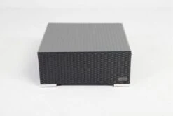 OUTFLEXX Beistelltisch/Hocker, Schwarz, Polyrattan, Inkl. Glasplatte Und Polster -Ausgewählte Gartenmöbelgeschäfte 4 2392 8.jpg