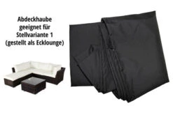 OUTFLEXX Loungemöbel, Polyrattan, Braun Marmoriert, Inkl. Kaffeetisch, Abdeckhaube, Ersatzbezug, Wasserfeste Kissenbox -Ausgewählte Gartenmöbelgeschäfte 4 7759 BOX X 2.jpg
