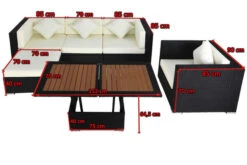 OUTFLEXX Loungemöbel, Schwarz, Polyrattan, Für 5 Personen, Inkl. Kaffeetisch, Kissenboxfunktion -Ausgewählte Gartenmöbelgeschäfte 5 1077 BOX B.jpg