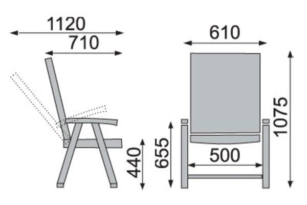 KETTLER Wave Multipositionssessel, Silber / Anthrazit, Alu / Kunststoff, 71 X 61 X 108 Cm, 0302001-0000 7 KETTLER Wave Multipositionssessel, Silber / Anthrazit, Alu / Kunststoff, 71 X 61 X 108 Cm, 0302001-0000 – Bild 5