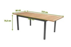 HARTMAN South Wales Ausziehtisch, Xerix/natur, Alu/FSC-Teak, 150/210x90cm, Mit Synchronauszug -Ausgewählte Gartenmöbelgeschäfte 5 11090.jpg
