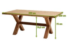 Gartentisch Lincoln Aus Gebürstetem Teakholz Von Ploß -Ausgewählte Gartenmöbelgeschäfte 5 12783 1.jpg