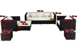 OUTFLEXX Loungemöbel-Set, Schwarz, Polyrattan, Für 6 Personen, Wasserfeste Kissenbox -Ausgewählte Gartenmöbelgeschäfte 5 1302 BOX A.jpg