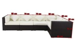 OUTFLEXX Ecklounge-Set Polyrattan, Braun, Für 5 Personen, Wasserfeste Kissenbox -Ausgewählte Gartenmöbelgeschäfte 5 1304 BOX A.jpg