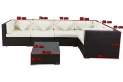 OUTFLEXX Ecklounge-Set Polyrattan, Braun, Für 5 Personen, Inkl. Kaffeetisch, Wasserfeste Kissenbox -Ausgewählte Gartenmöbelgeschäfte 5 1304 BOX B.jpg