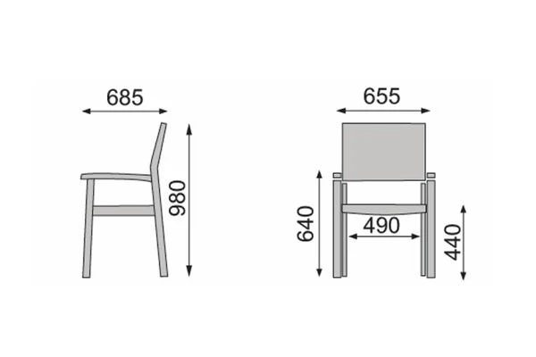 Kettler BasicPlus 4er-Set Stapelsessel, Silber/anthrazit, 0301205-0000 7 Kettler BasicPlus 4er-Set Stapelsessel, Silber/anthrazit, 0301205-0000 – Bild 5