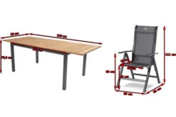 HARTMAN Esstischgruppe, Xerix-anthrazit, Alu/Teakholz, 210/150x90 Cm, 6 Personen -Ausgewählte Gartenmöbelgeschäfte 5 13970.jpg