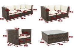 OUTFLEXX Loungemöbel-Set, Braun Marmoriert, Polyrattan, 9 Pers, Wasserfeste Kissenbox -Ausgewählte Gartenmöbelgeschäfte 5 16062 BOX A.jpg