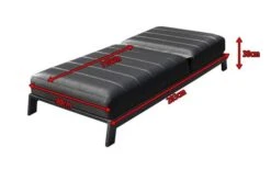 OUTFLEXX Bite Loungeliege, Sooty, Alu/Sunbrella, 203 X 90 X 38 Cm, 4-fach Verstellbar -Ausgewählte Gartenmöbelgeschäfte 5 16081.jpg