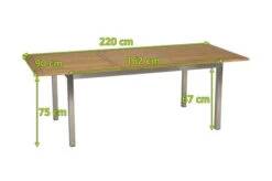 STERN Ausziehtisch, Silber/natur, Edelstahl/FSC-Teakholz, 162/220x90 Cm, Butterfly-Auszug -Ausgewählte Gartenmöbelgeschäfte 5 16498.jpg