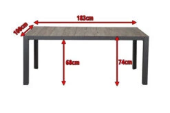 SIENA GARDEN Silva Diningtisch, Anthrazit/washed Grey, Alu/Keramik, 180x100cm -Ausgewählte Gartenmöbelgeschäfte 5 16599.jpg